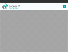 Tablet Screenshot of connect2concepts.com